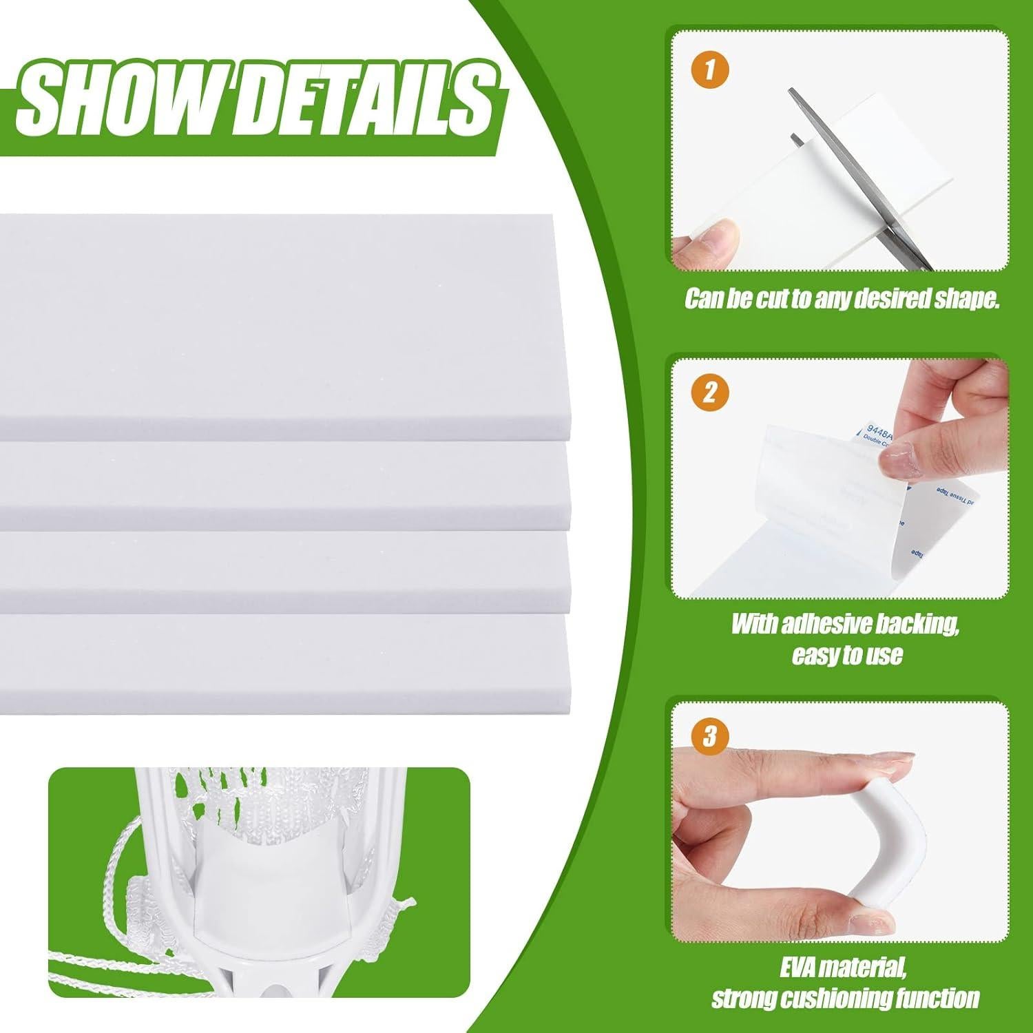 Almohadillas de Parada de Pelotas de Lacrosse Sotiff - 6 Piezas