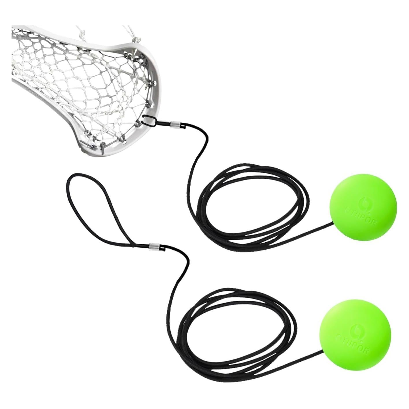 Rebotador de Lacrosse OTIIPOR con Pelotas LED Brillantes