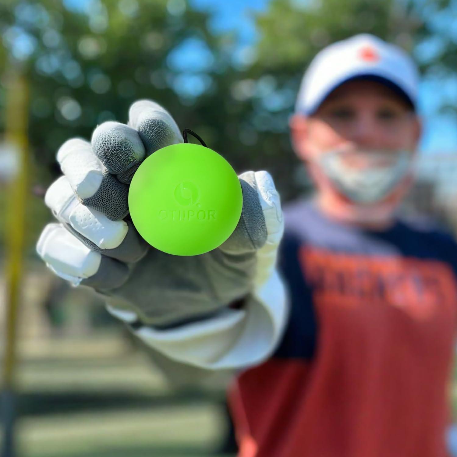 Rebotador de Lacrosse OTIIPOR con Pelotas LED Brillantes