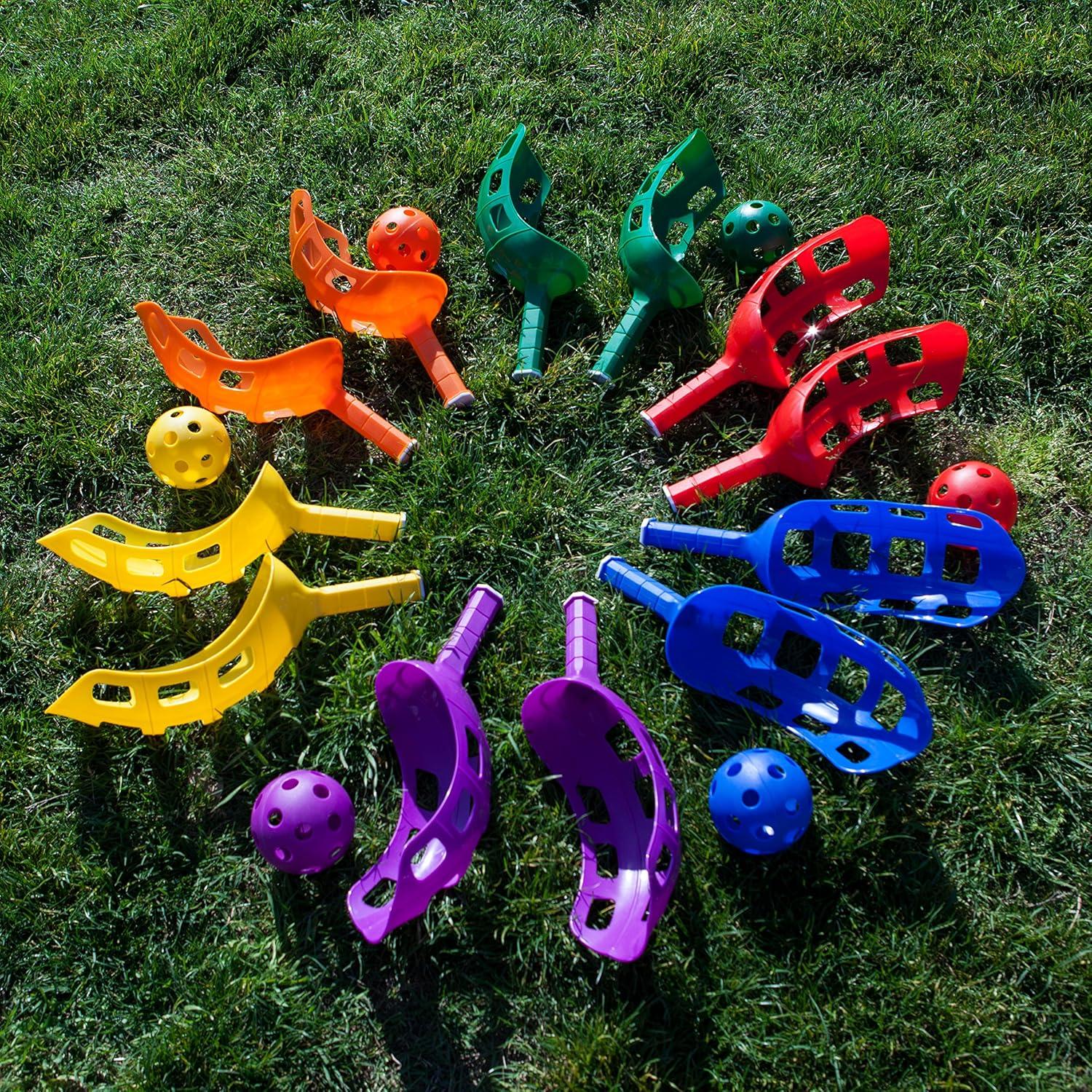 Conjunto de Pelotas y Cucharas Champion Sports - 6 Piezas