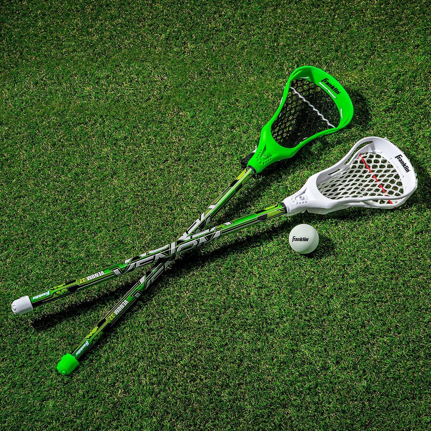 Set de Lacrosse Juvenil Franklin Sports - 2 Palos 81 cm + Pelota