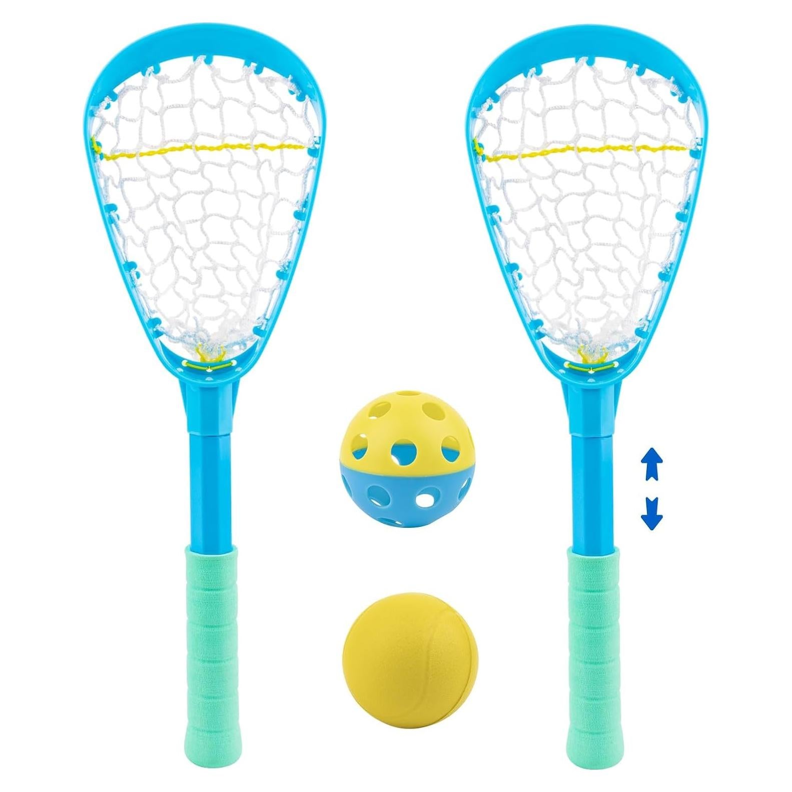 Foayex Set de Lacrosse Mini Ajustable para Niños y Adultos