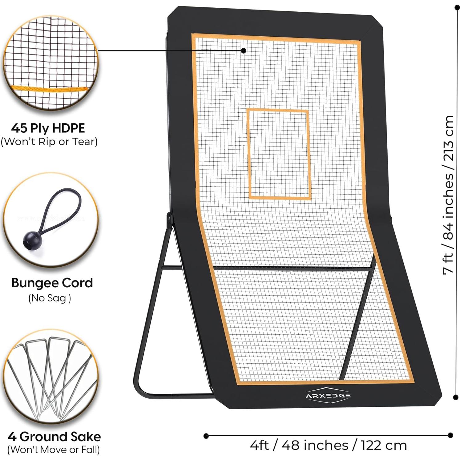 Rebotador de Lacrosse ArxEdge 4x7 pies Multideportivo