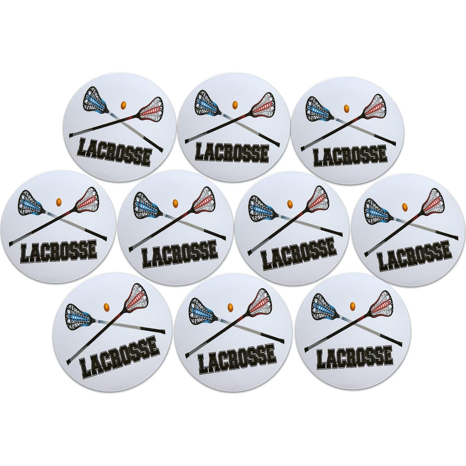 Imanes de Refrigerador Novel Merk Lacrosse 10 Piezas 7.62 cm