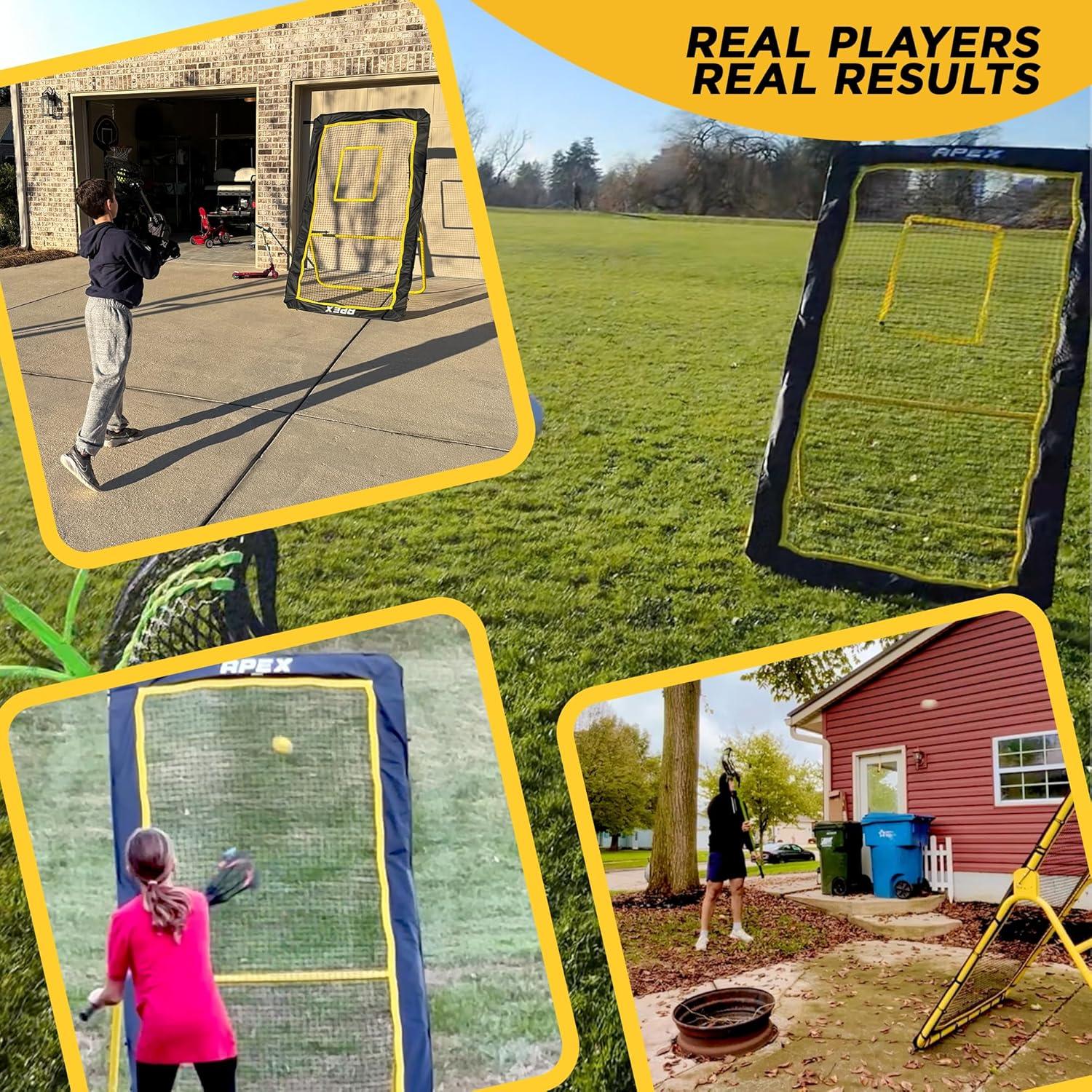 Rebotador de Lacrosse Apex Sports AP005 1.22x2.13m Ajustable