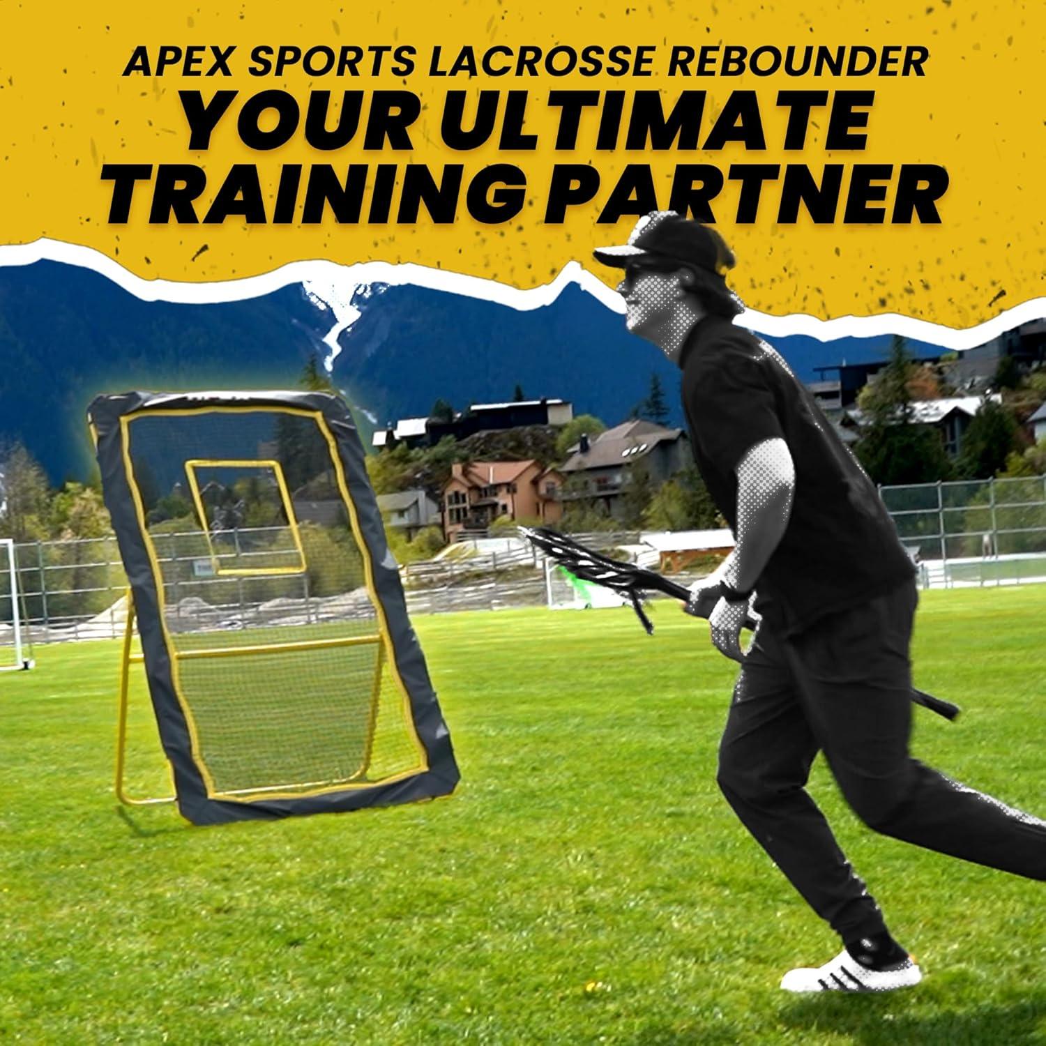 Rebotador de Lacrosse Apex Sports AP005 1.22x2.13m Ajustable