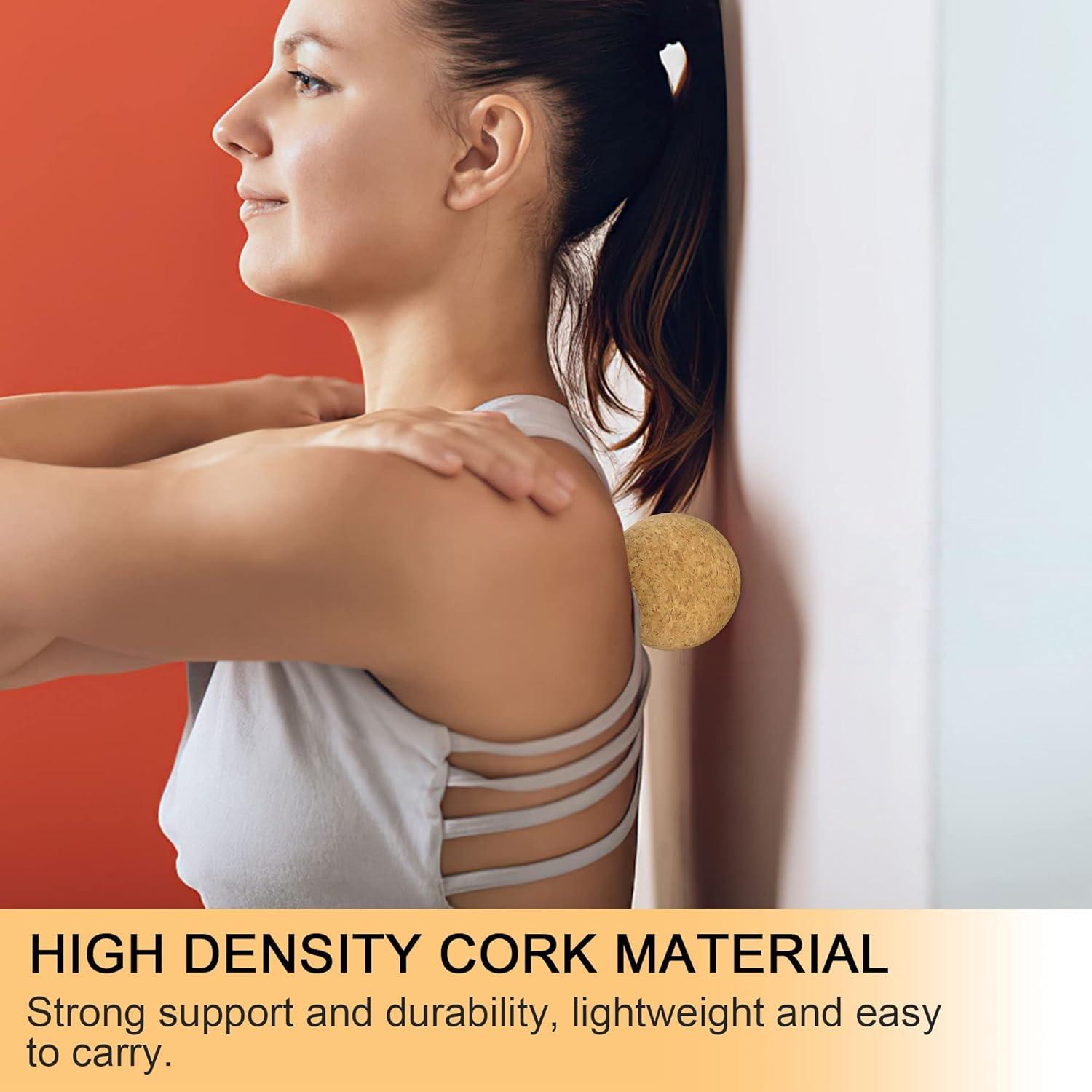 Bola de Masaje de Corcho Natural CREHNIL 16cm Doble Cacahuate