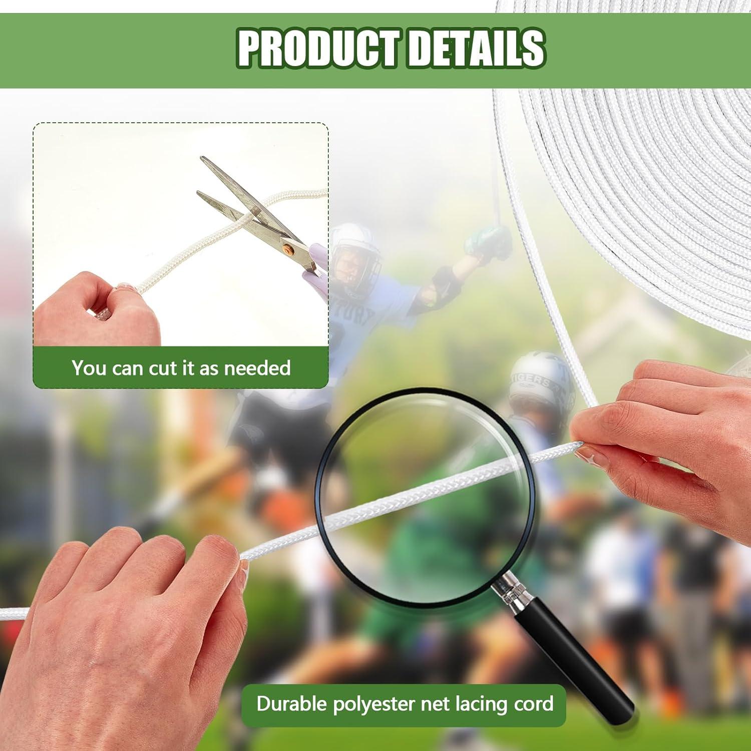 Cordón de Red de Lacrosse Wowangce 28m 4mm - 2 Pcs