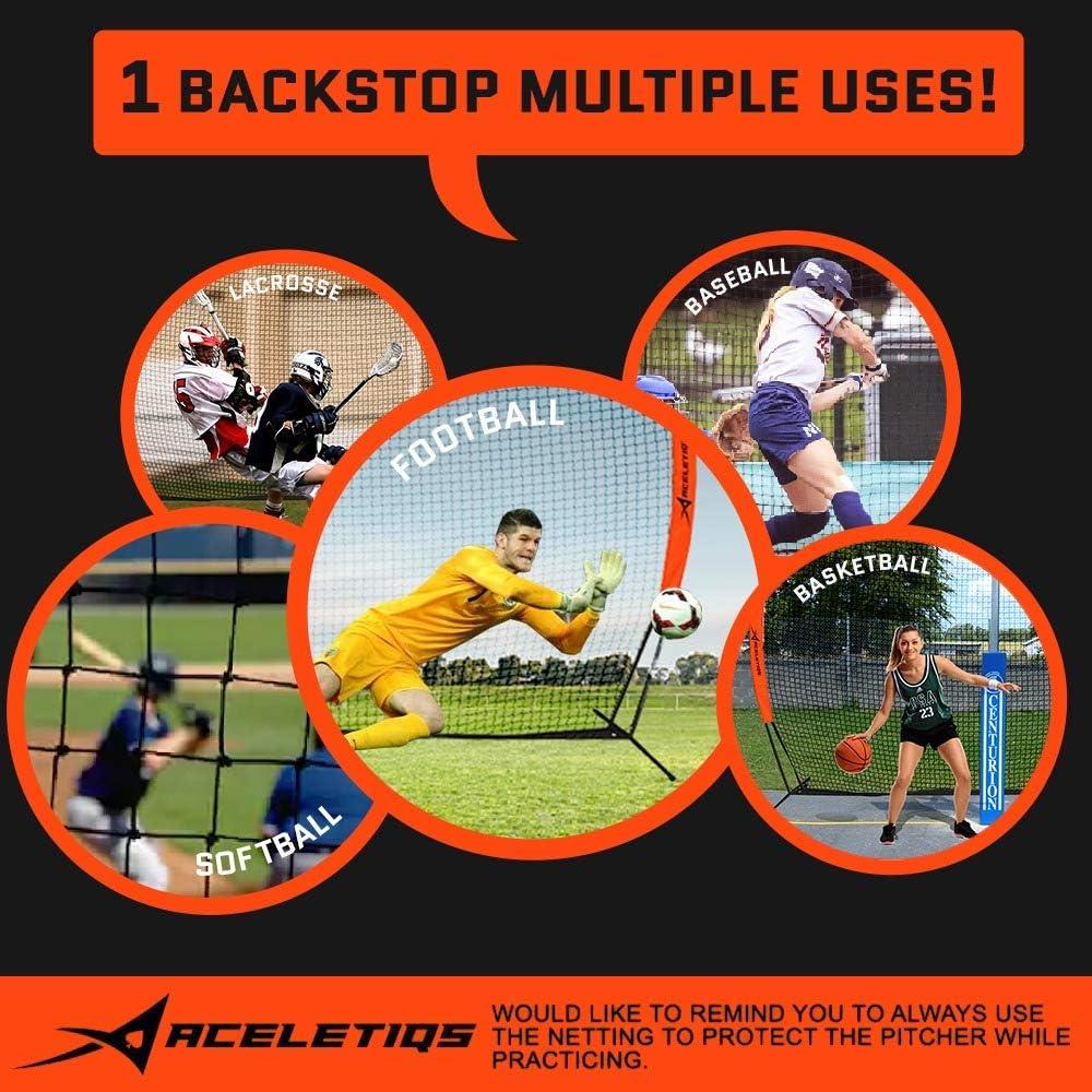 Red de Lacrosse Backstop ACELETIQS Rampart XL 6.1x3.0m