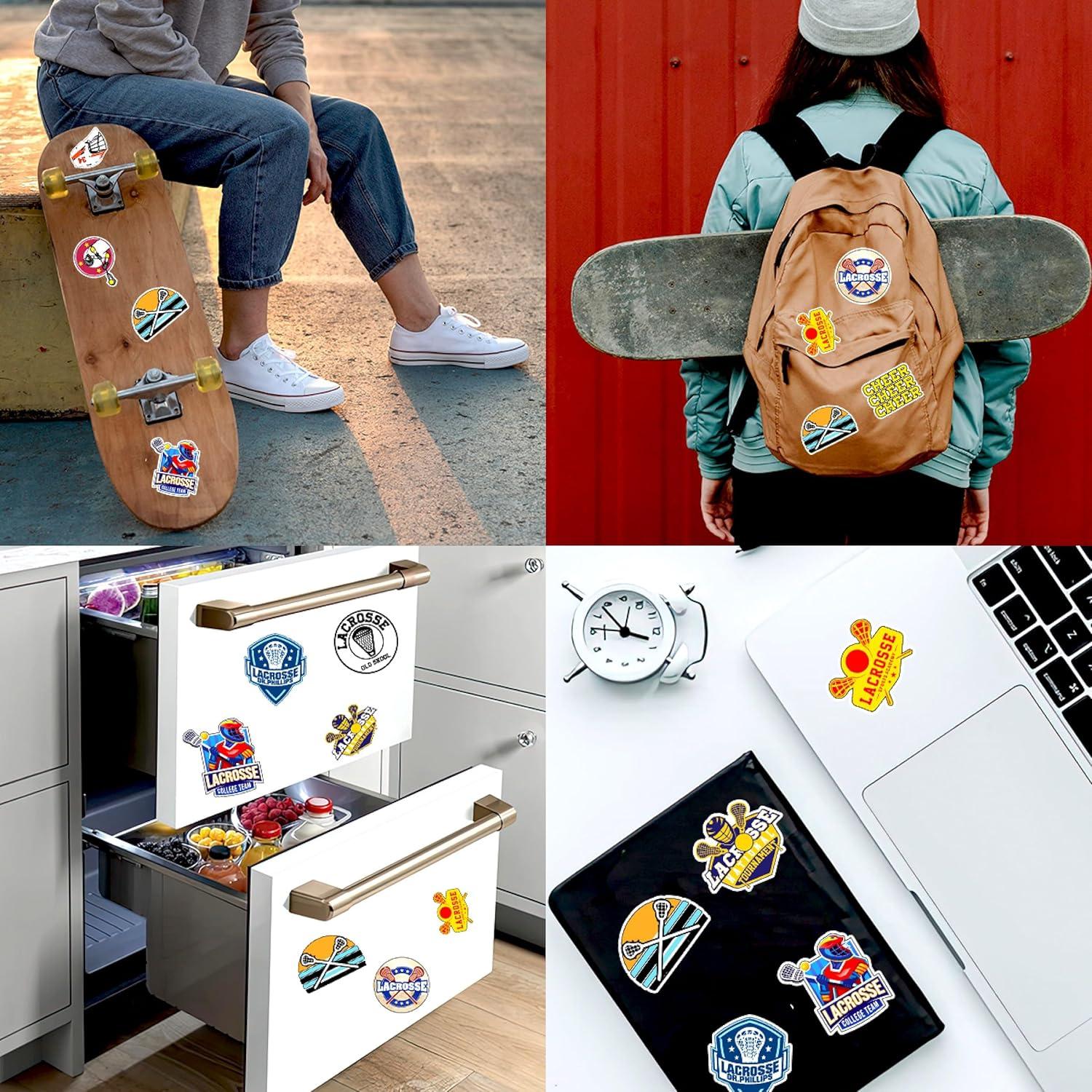 Pegatinas de Vinilo Lacrosse BETANAS - 50 PCS Impermeables