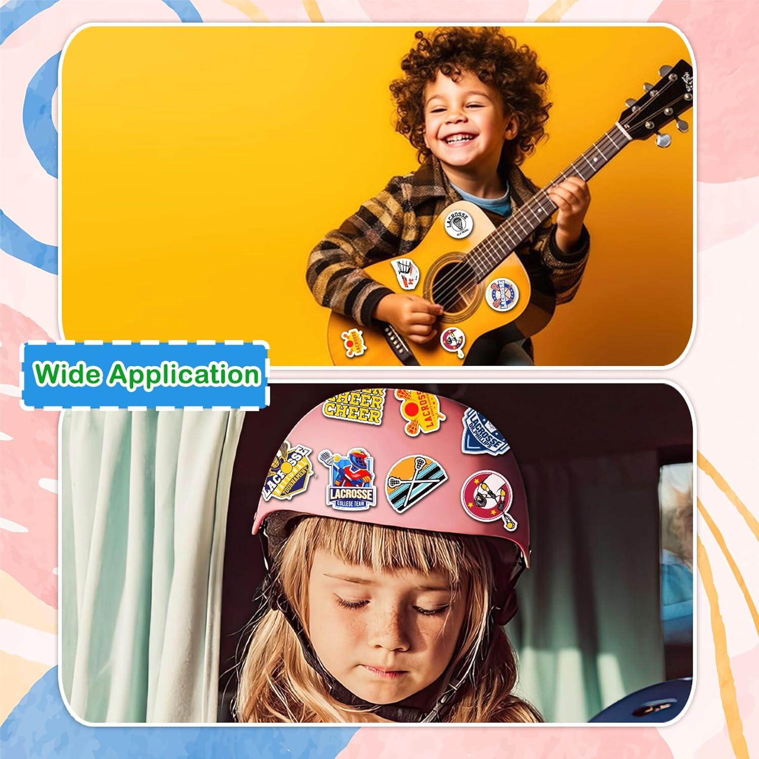 Pegatinas de Vinilo Lacrosse BETANAS - 50 PCS Impermeables