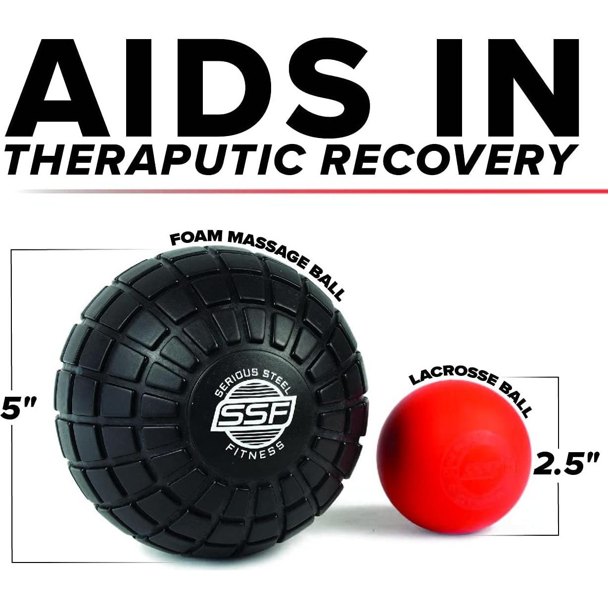 Bola de Masaje Serious Steel Fitness 12.7 cm - Alivio Muscular