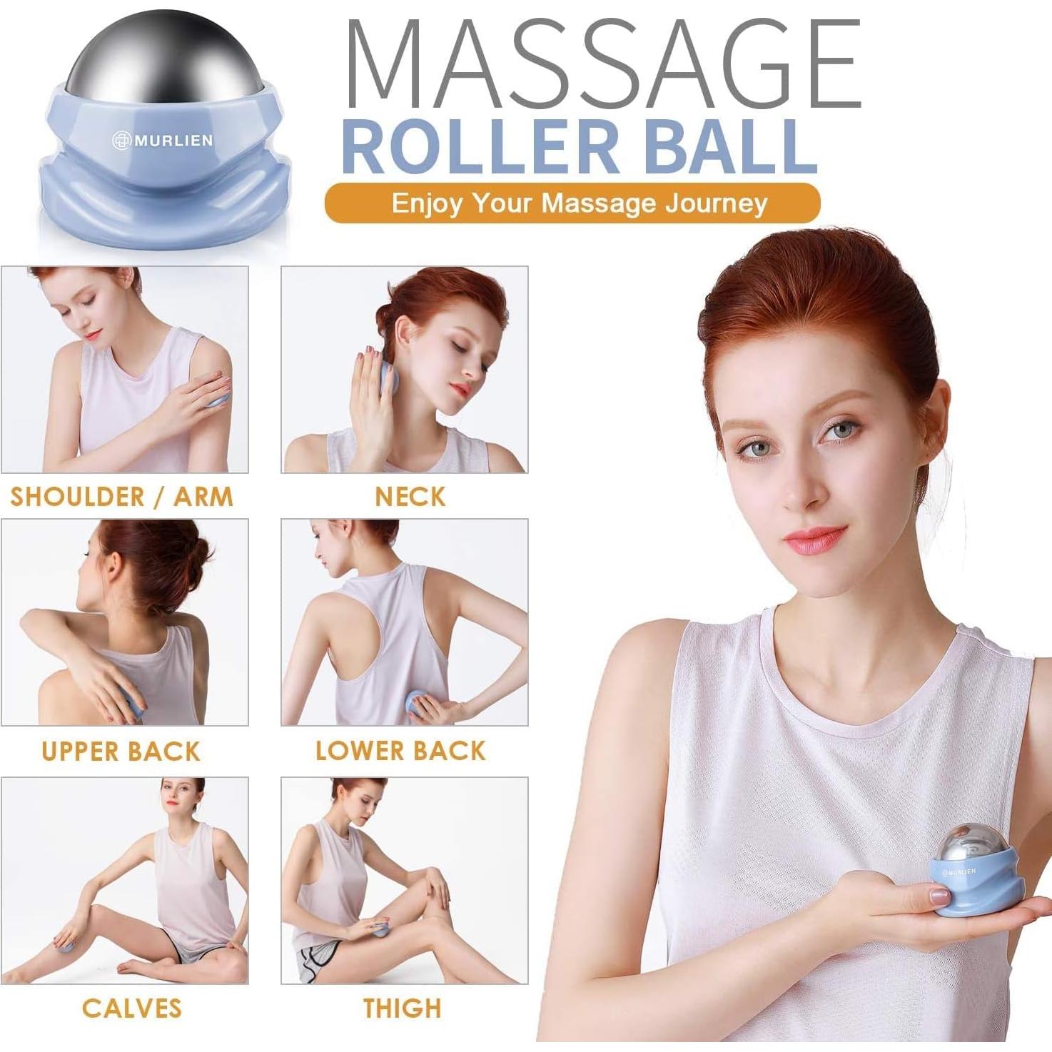 Rodillo de Masaje Terapia Fría MURLIEN 6.5cm Alivio Muscular