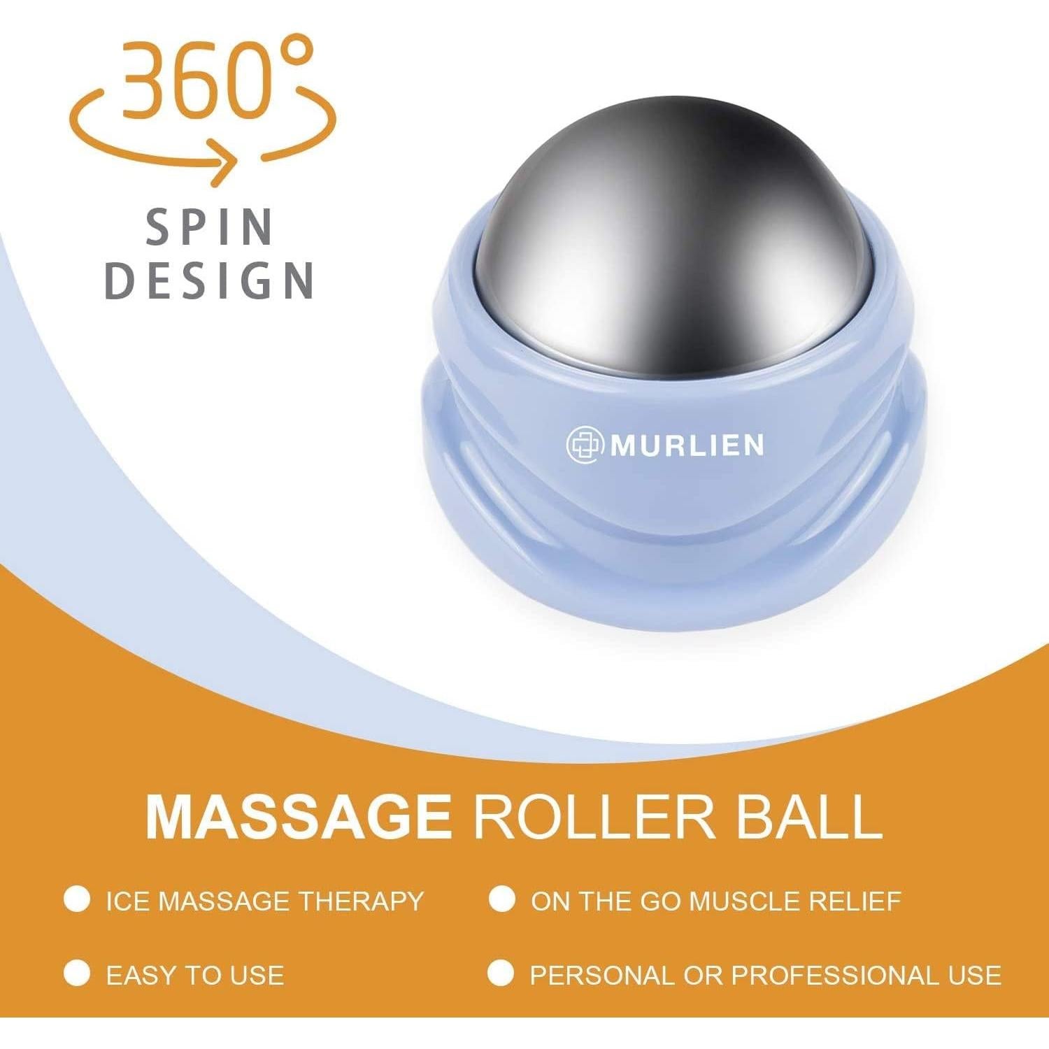 Rodillo de Masaje Terapia Fría MURLIEN 6.5cm Alivio Muscular
