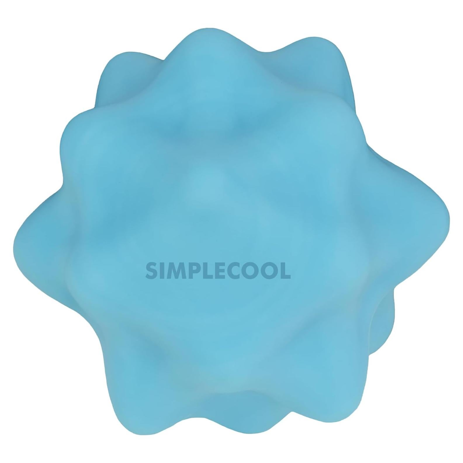 Bola de Masaje SIMPLECOOL Azul 5.6 cm para Alivio Muscular