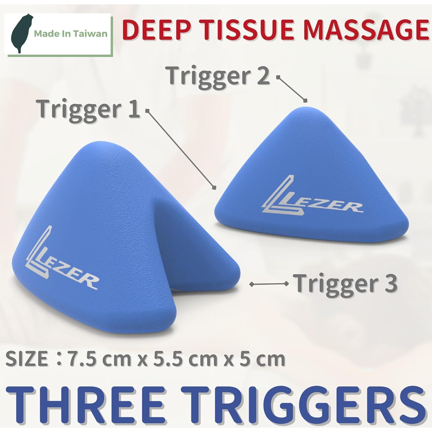 Bola de Masaje Manual LEZER M20-B, Alivio Miofascial 7.5 cm