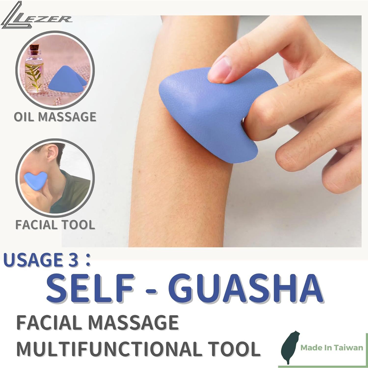 Bola de Masaje Manual LEZER M20-B, Alivio Miofascial 7.5 cm