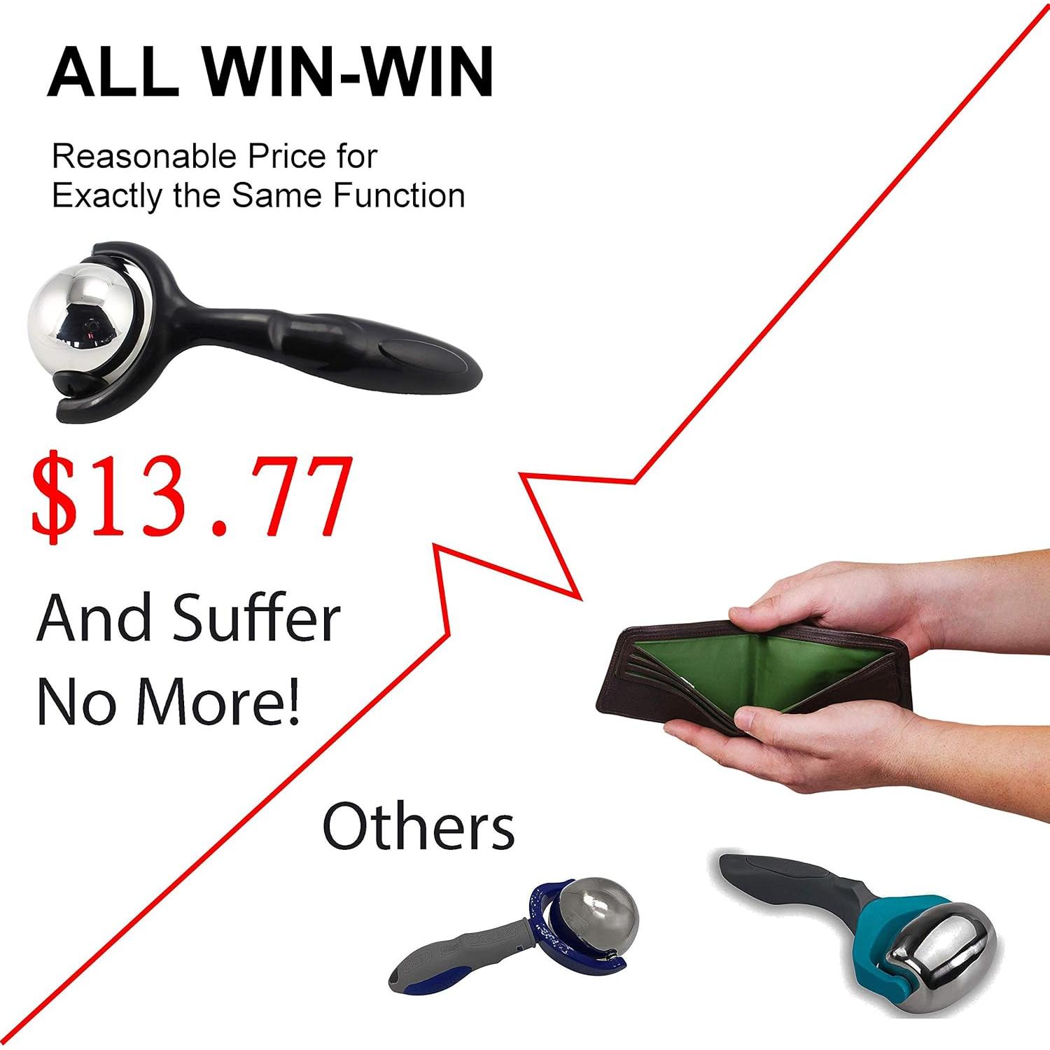 Rodillo de Masaje Frío y Calor All Win-Win 18cm Ergonómico