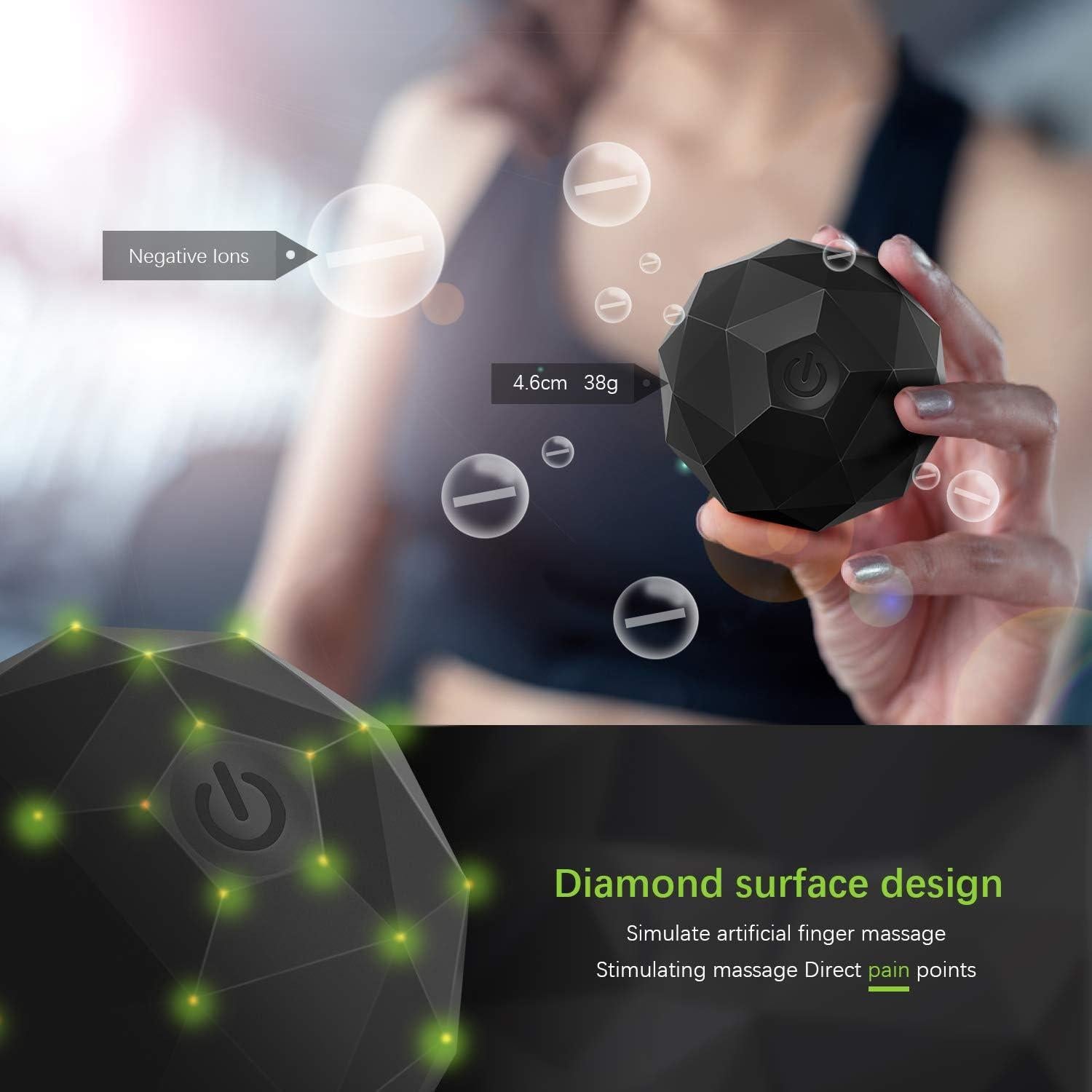 Bola de Masaje Vibrante MEXITOP 2 Velocidades para Recuperación