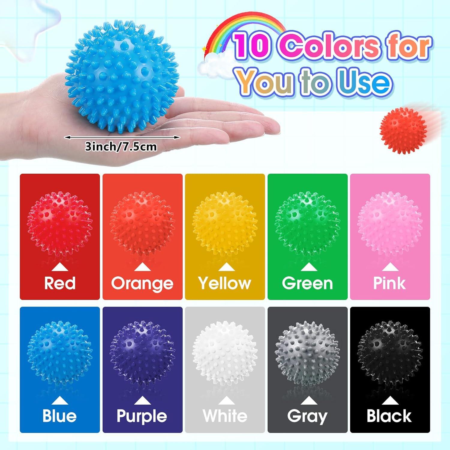 Pelotas de Masaje Espinosas Liliful - 36 Pcs, 7.62 cm