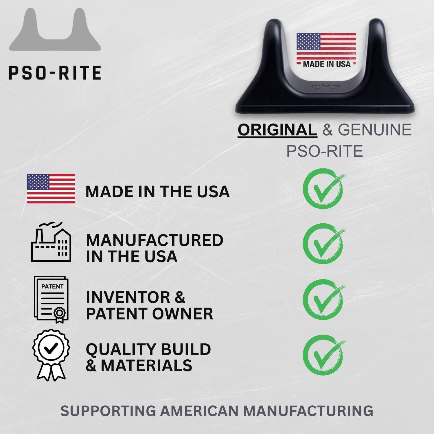PSO-RITE Herramienta de Masaje Psoas y Tejido Profundo - Negro