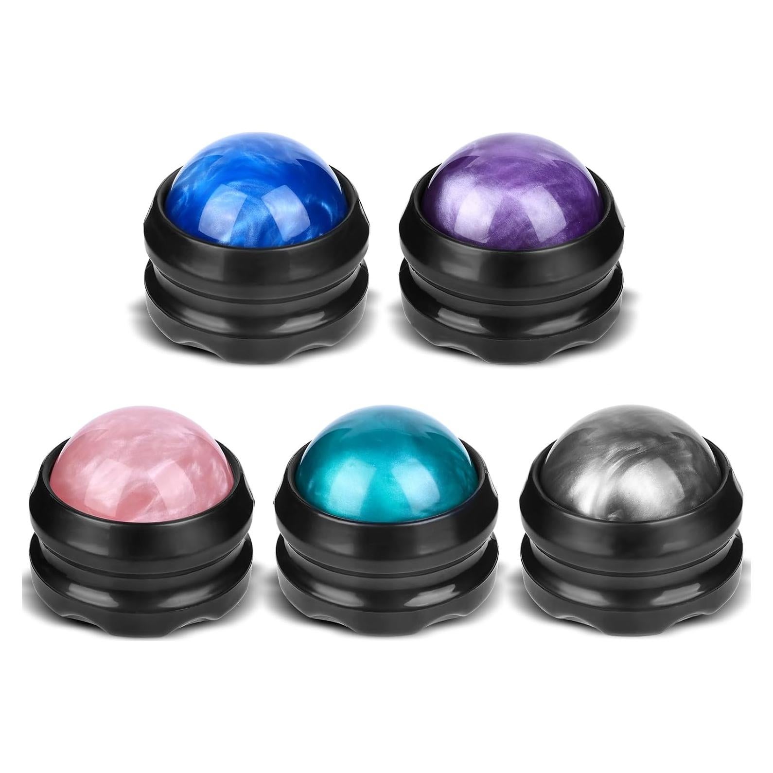 Juego de 5 Bolas de Masaje OAKDOLCHE - Alivio Muscular Ergonómico