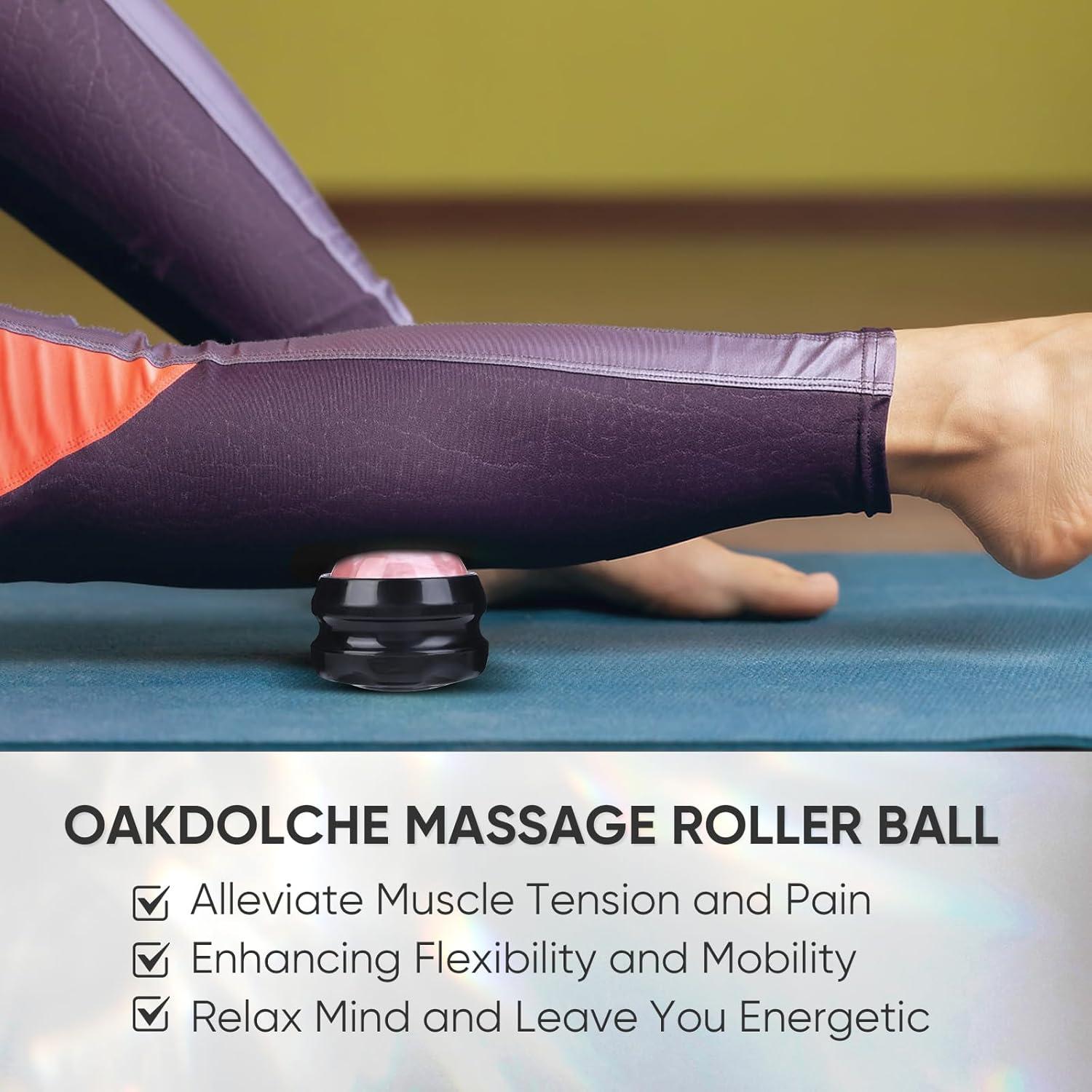 Juego de 5 Bolas de Masaje OAKDOLCHE - Alivio Muscular Ergonómico