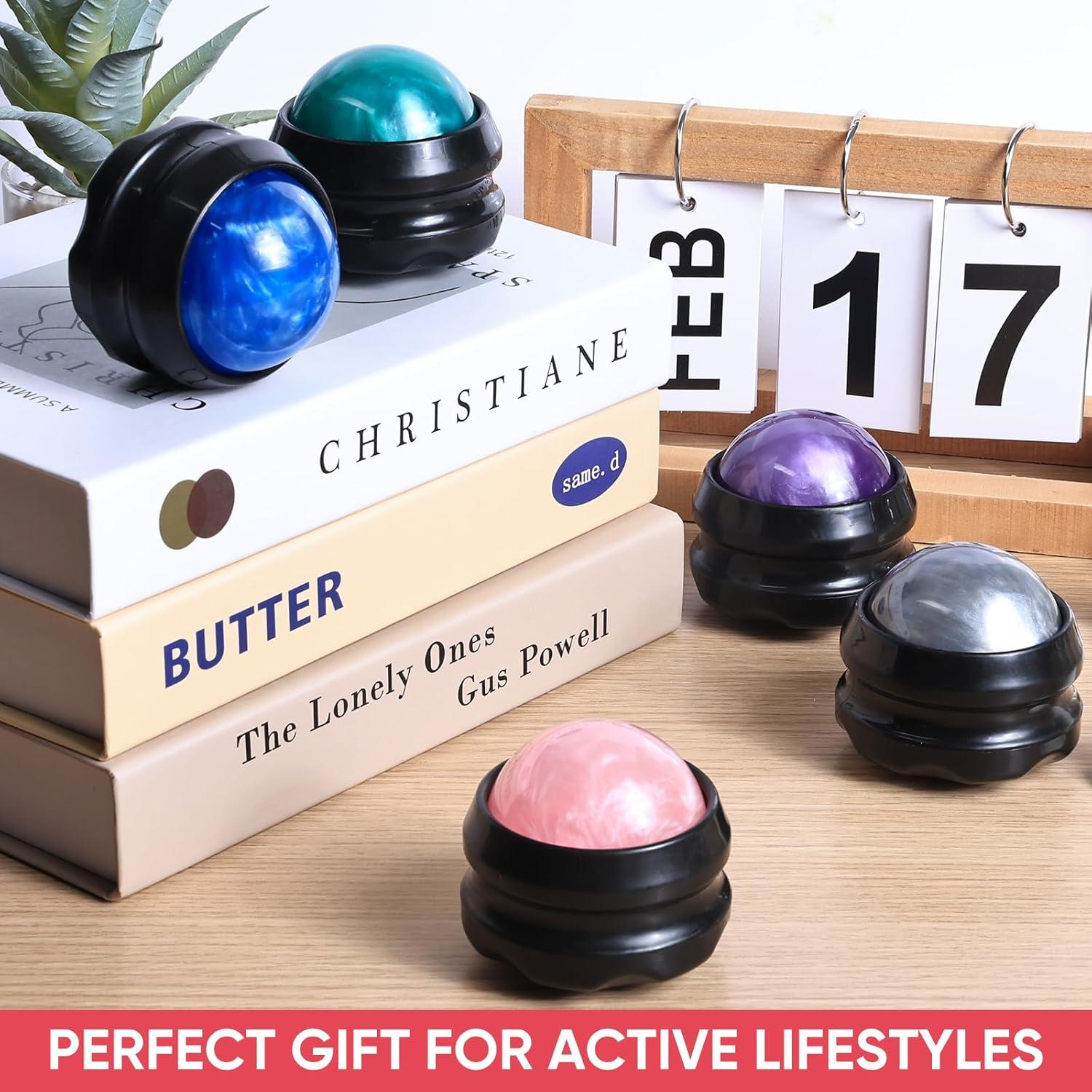 Juego de 5 Bolas de Masaje OAKDOLCHE - Alivio Muscular Ergonómico