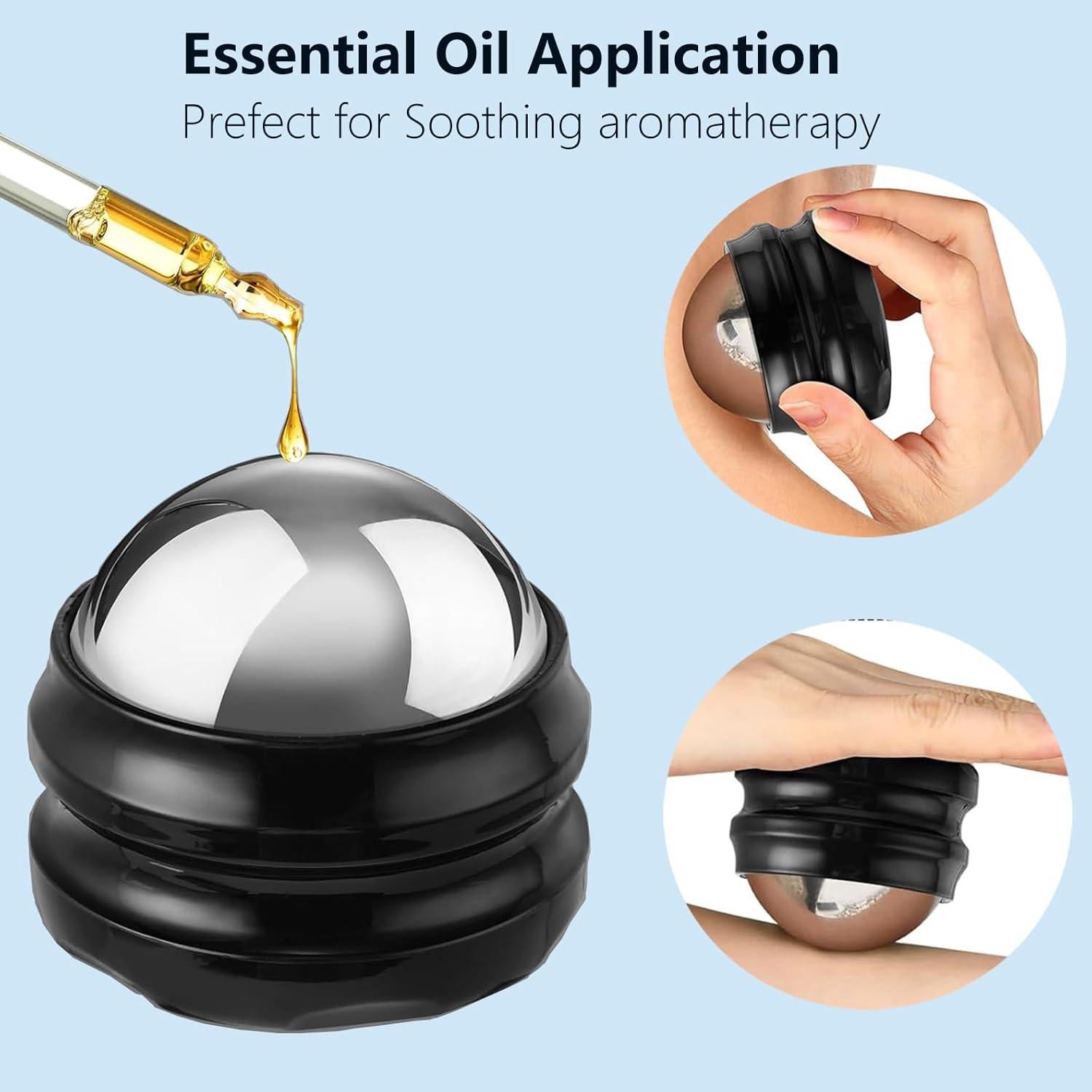 Bola de Masaje Fría YOTOME AMQ-1, Alivio Muscular 6.6cm