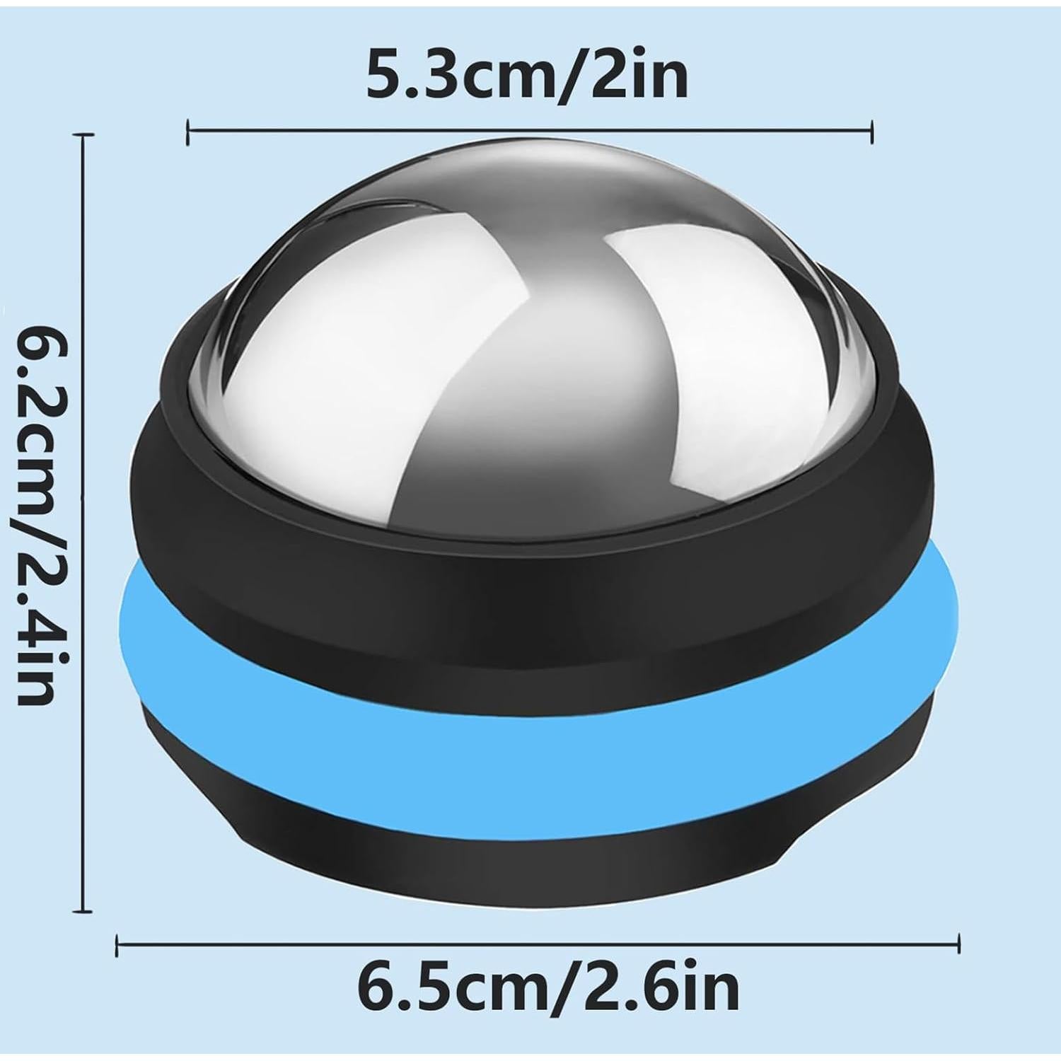 Bola de Masaje Fría YOTOME AMQ-1, Alivio Muscular 6.6cm