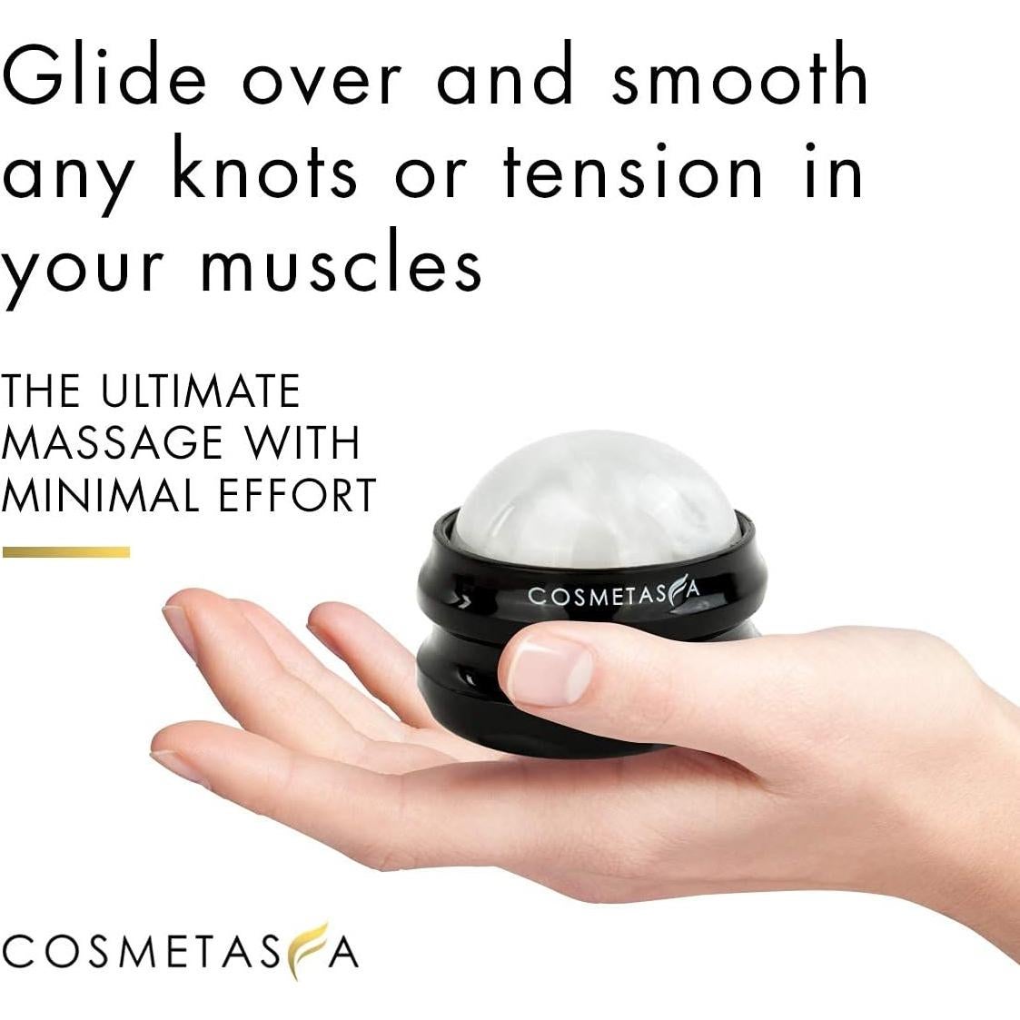 Rodillo de Masaje Cosmetasa 25x20 cm - Alivio para Espalda y Hombros