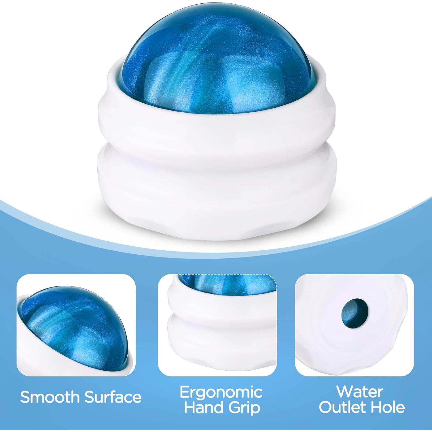 Bola de Masaje YESMET Azul para Alivio Muscular y Articular