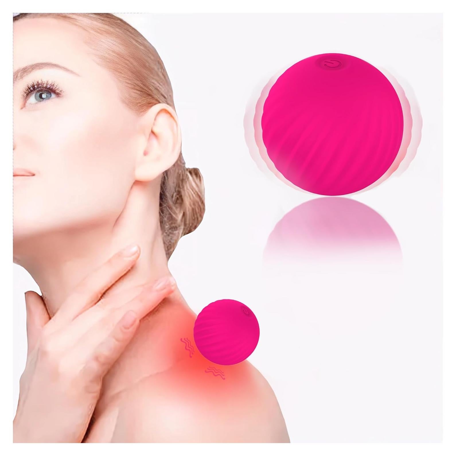 Bola de Masaje Eléctrica Kelemeida K-001-A, 10 Modos, IPX7