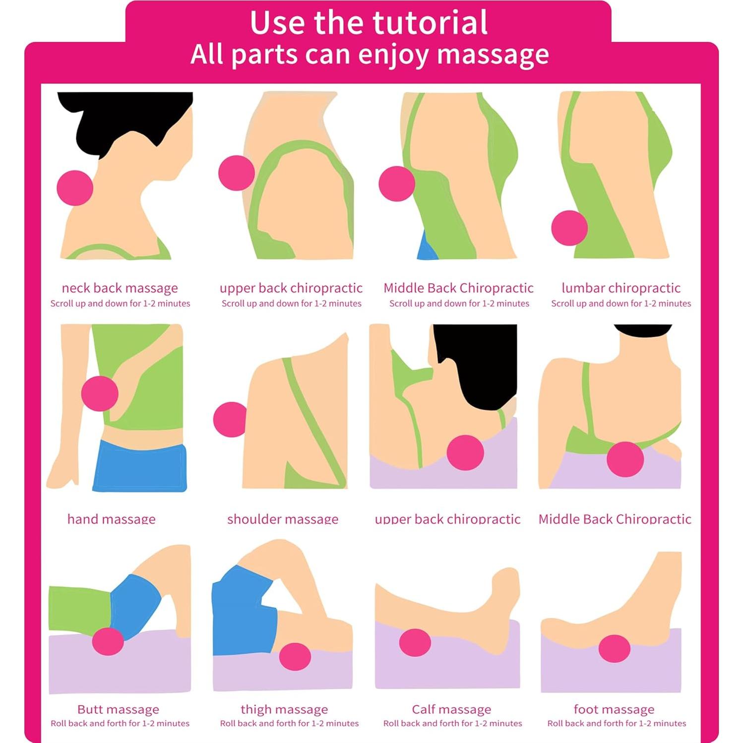 Bola de Masaje Eléctrica Kelemeida K-001-A, 10 Modos, IPX7