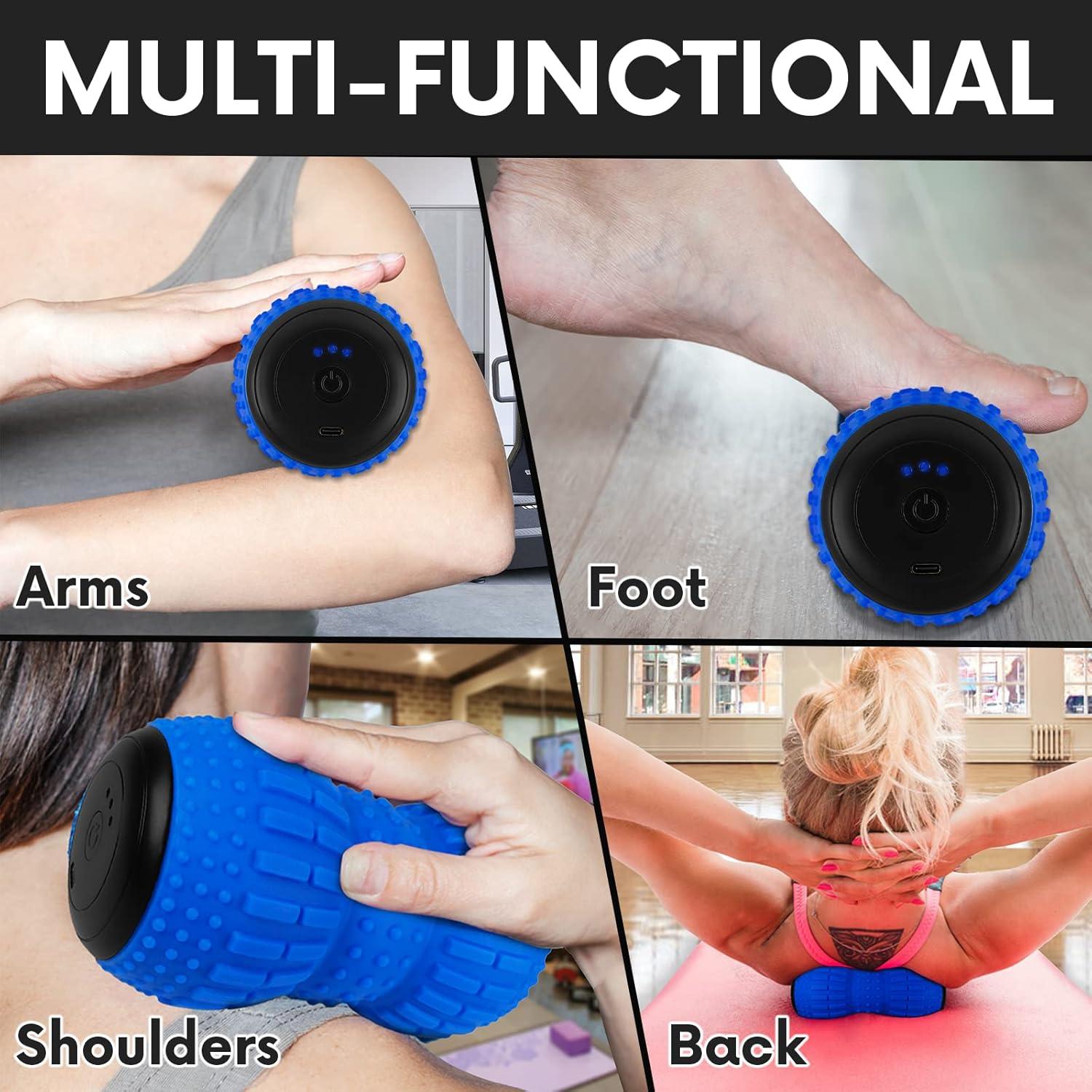 Bola de Masaje Vibrante ZeenKind para Alivio Muscular 4 Velocidades