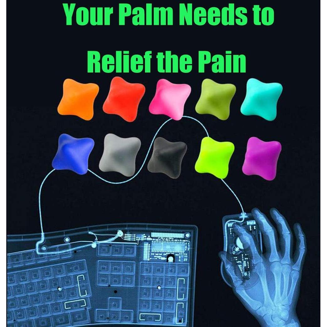 Bolas de Masaje de Mano LOLBUY - Alivio de Dolor y Estrés 2PCS