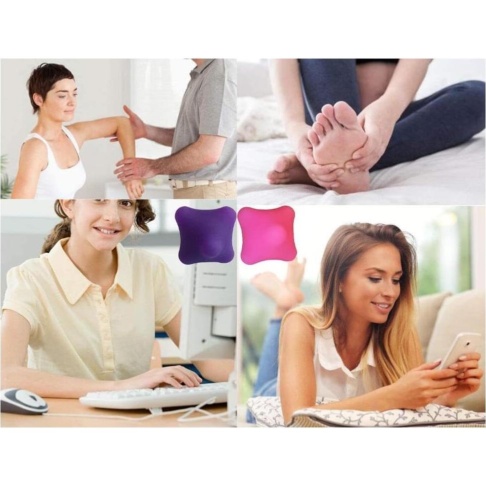 Bolas de Masaje de Mano LOLBUY - Alivio de Dolor y Estrés 2PCS