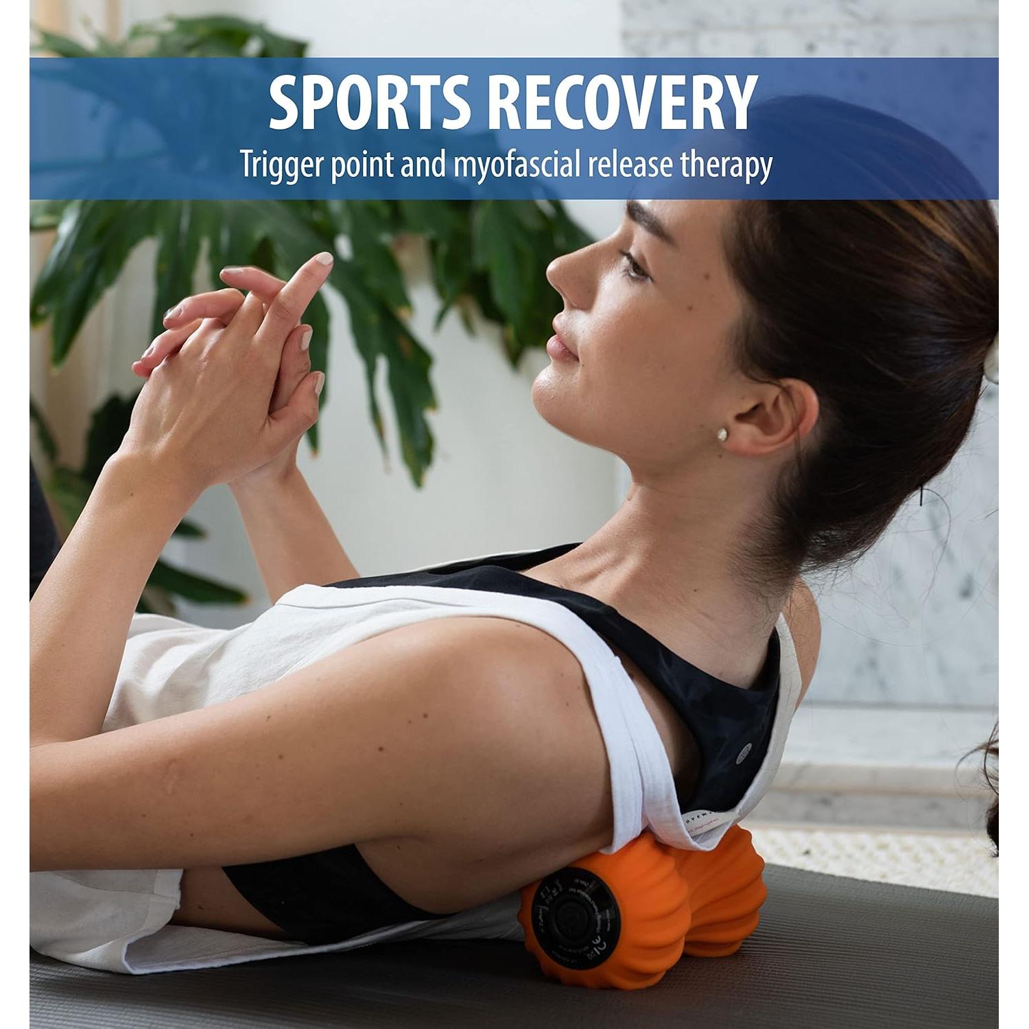 Bola de Masaje Vibrante Zyllion ZMA-30 Recargable Naranja