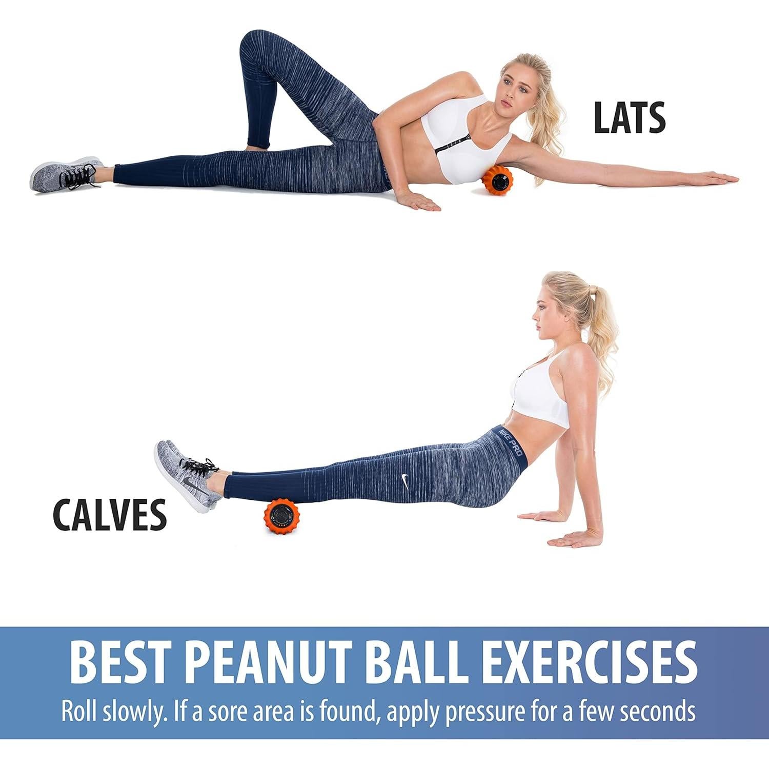 Bola de Masaje Vibrante Zyllion ZMA-30 Recargable Naranja