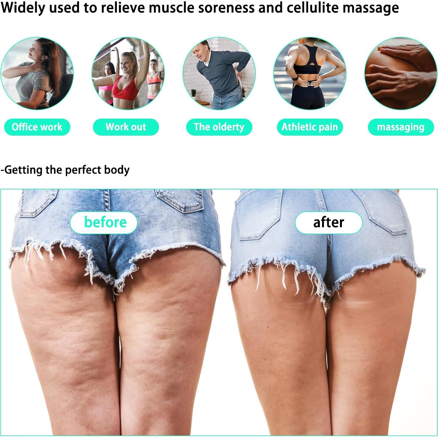 Kit de Masaje de Madera AICNLY 4 Piezas Drenaje Linfático