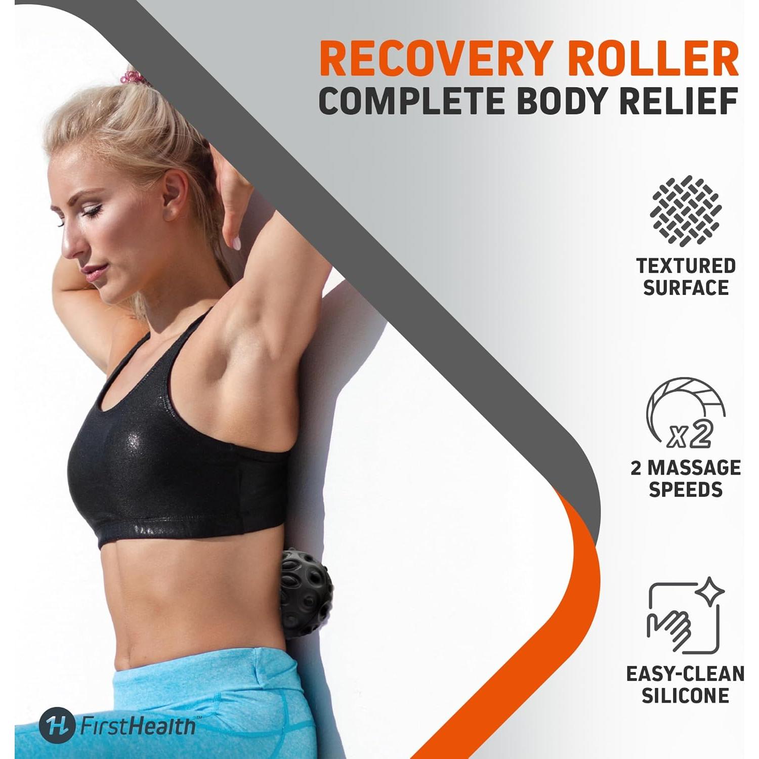 Bola de Masaje Vibrante FirstHealth FH1042, Silicona, 2 Velocidades