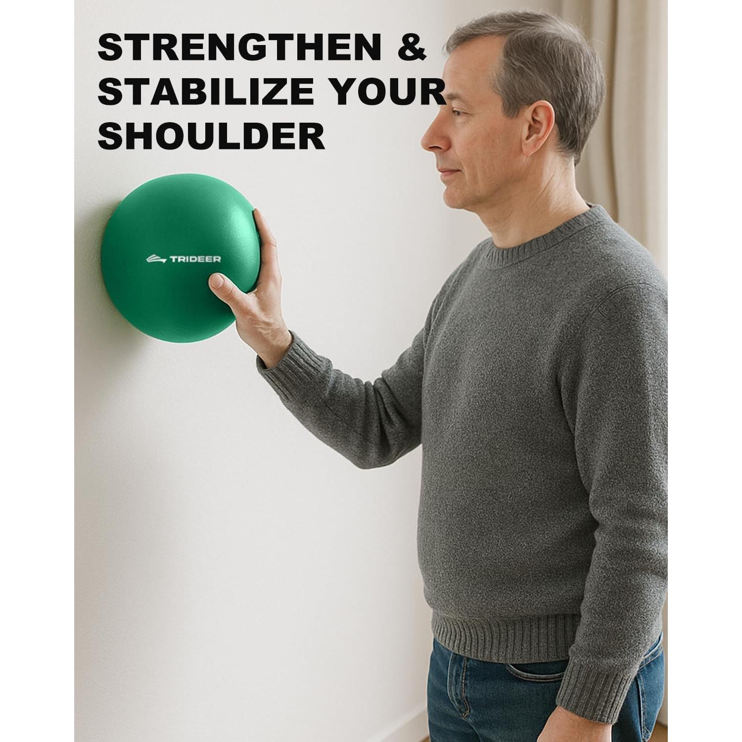 Bola de Ejercicio Trideer 22.86 cm Antideslizante Verde