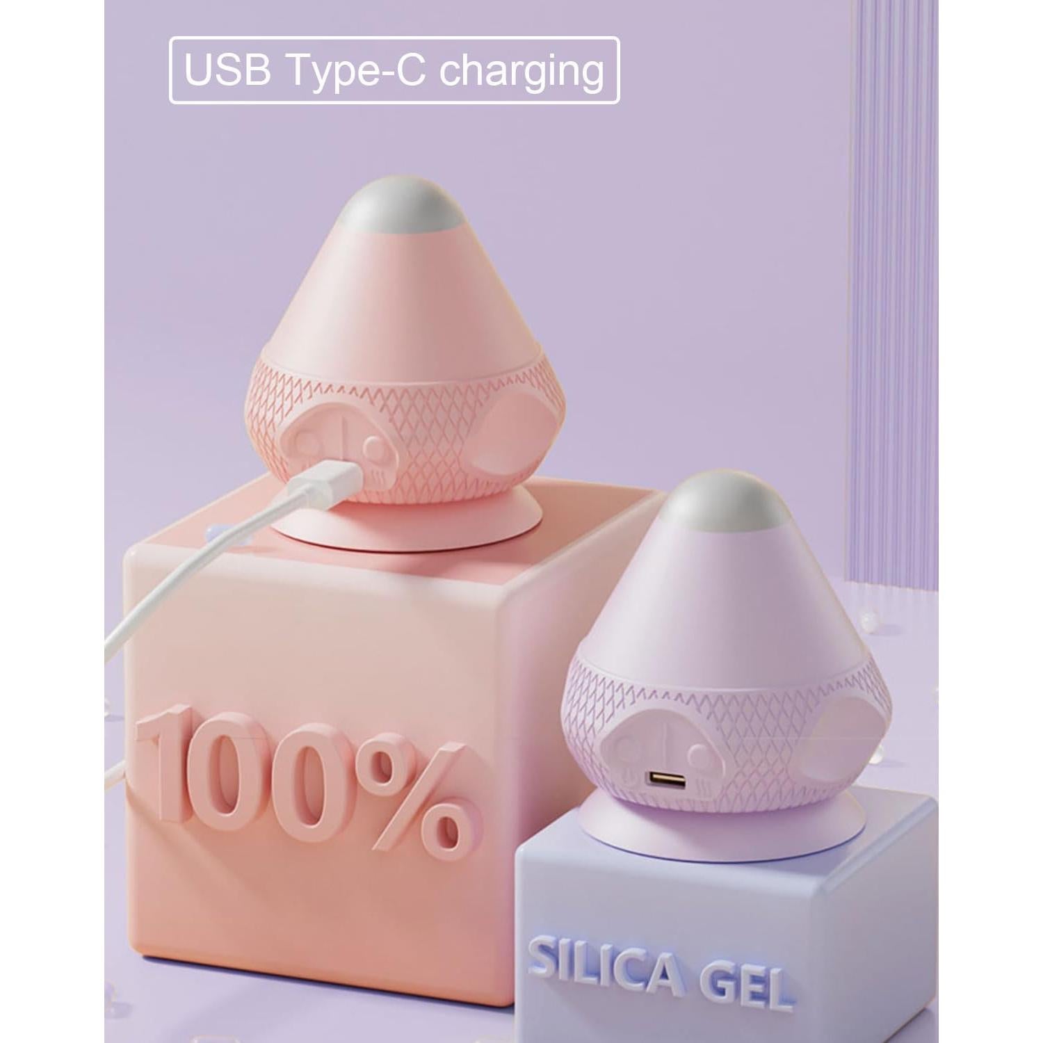 Bola de Masaje Vibrante con Calor Asinhe 6.6cm Portátil