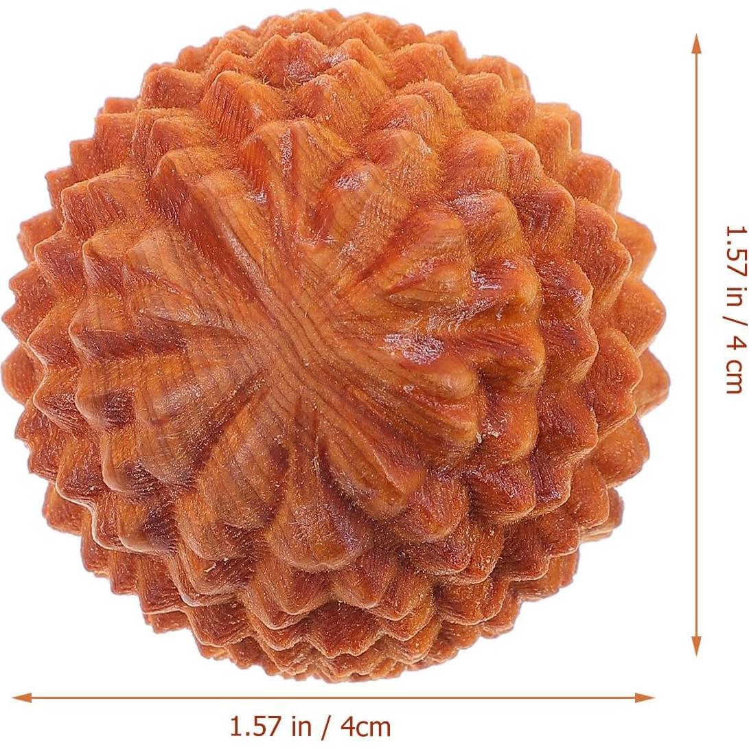 Bolas de Masaje de Madera LALAFINA 4 cm para Ejercicio de Mano