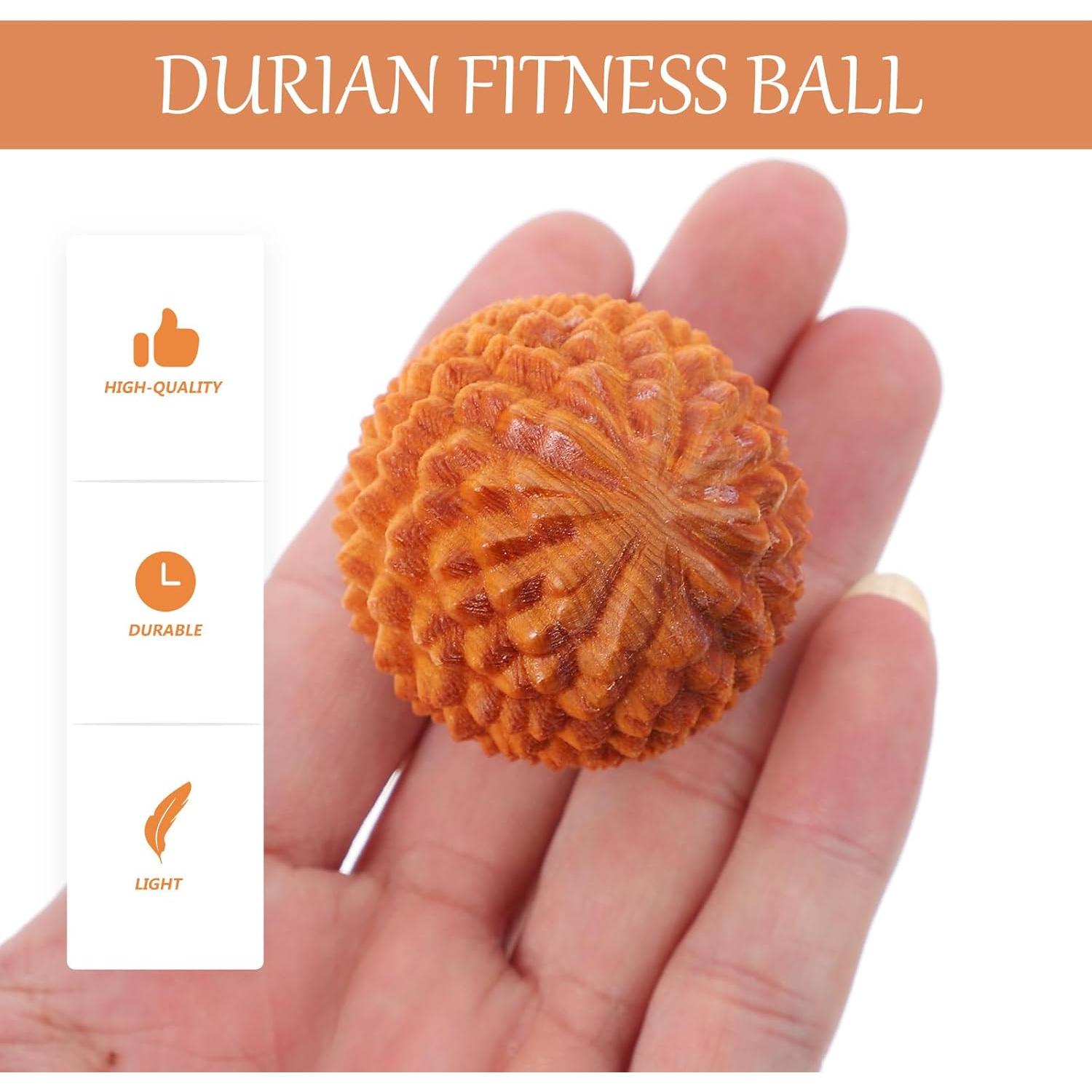 Bolas de Masaje de Madera LALAFINA 4 cm para Ejercicio de Mano