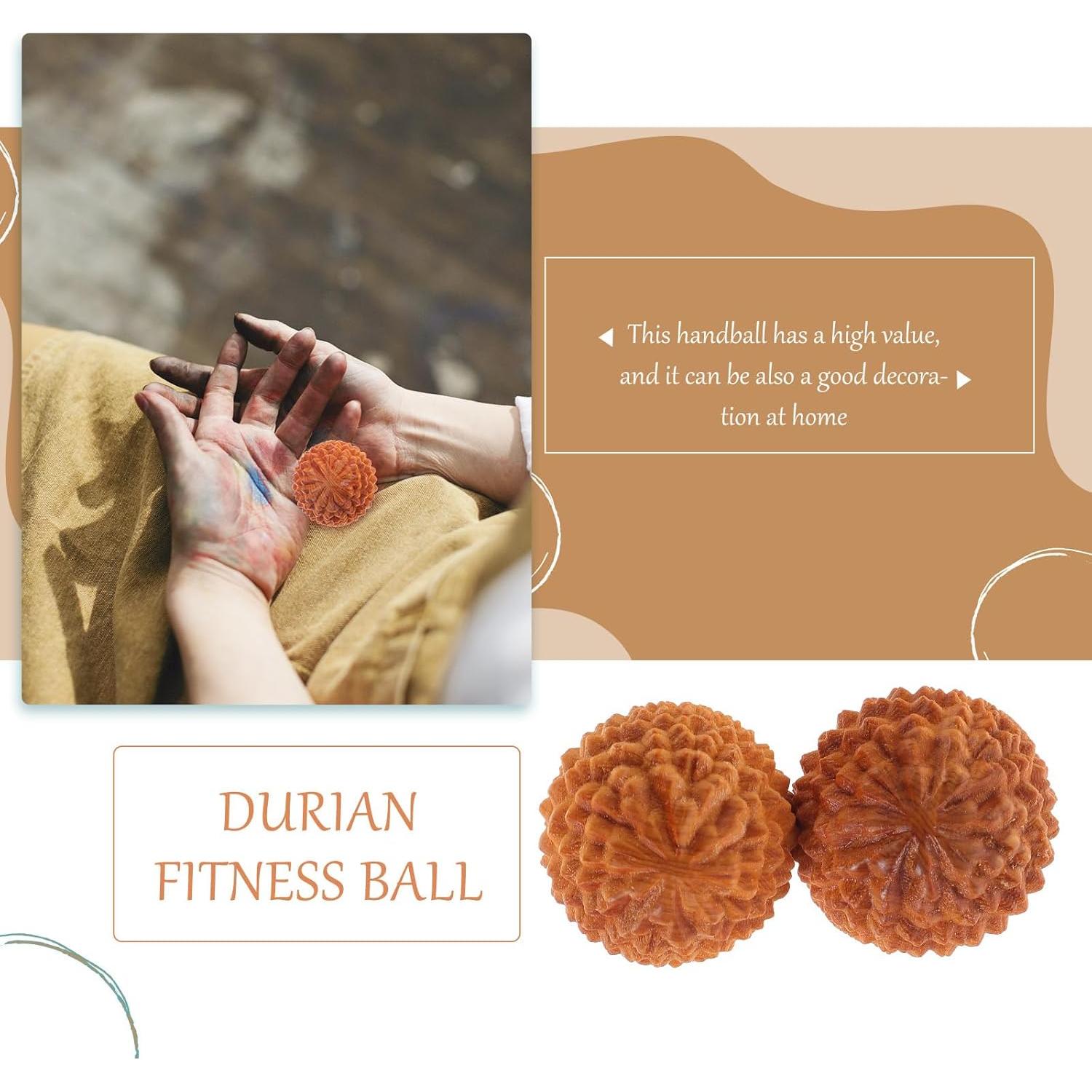 Bolas de Masaje de Madera LALAFINA 4 cm para Ejercicio de Mano