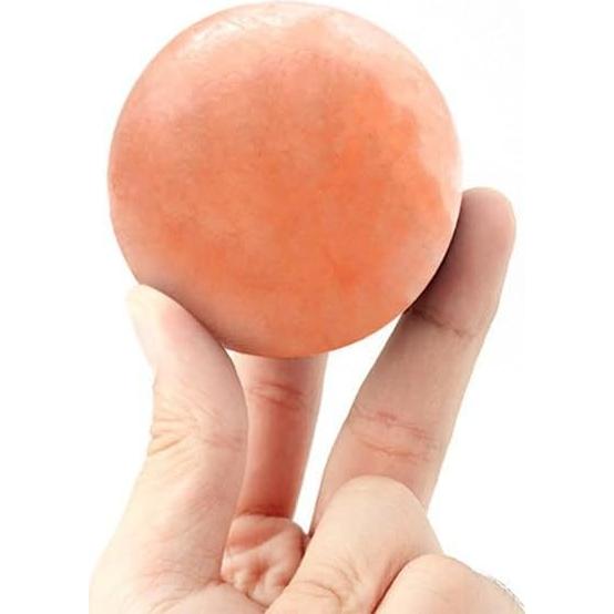 Kit de Masaje con Piedras de Sal del Himalaya QYLHH 2 Pcs 5x5cm