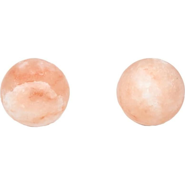 Kit de Masaje con Piedras de Sal del Himalaya QYLHH 2 Pcs 5x5cm