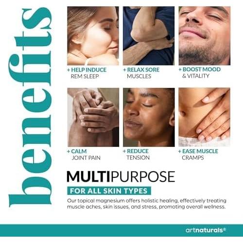 Set de Terapia de Magnesio ArtNaturals 355 ml + 236 ml