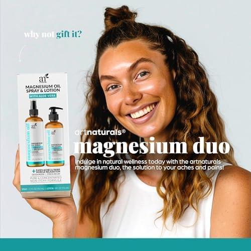 Set de Terapia de Magnesio ArtNaturals 355 ml + 236 ml